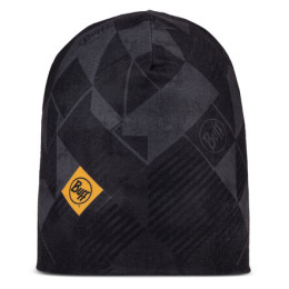 Mütze unter Helm Buff Ecostretch Beanie schwarz/grau Micor Graphite