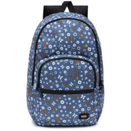 Damenrucksack Vans RANGED 2 PRINTS BACKPACK-B blau Vintage Indigo