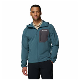 Herrenjacke Columbia Tall Heights™ III Hooded Softshell blau Everblue, Shark