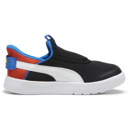 Kinderschuhe Puma Courtflex v3 SLIPTECH PS Black schwarz/blau PUMA Black-PUMA White-Redmazing