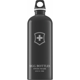 Flasche Sigg Swiss Emblem 1 l schwarz