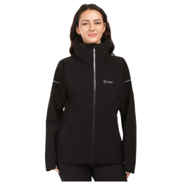 Wasserdichte Damenjacke Kilpi Hurricane-W schwarz BLK