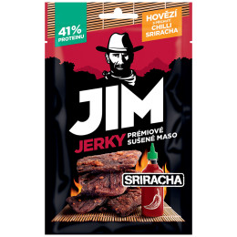 Trockenfleisch Jim Jerky Jerky Rindfleisch Chilli Sriracha 23 g