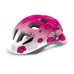 Kinder Fahrradhelm R2 Bunny weiß/rosa white