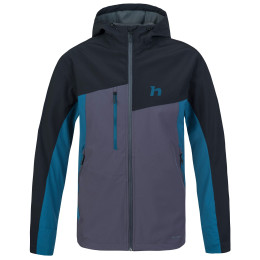 Herren Softshell-Jacke Hannah Carsten II schwarz/blau anthracite/sailor blue