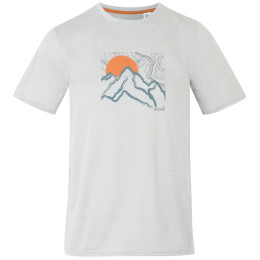 Herren-T-Shirt Regatta Fingal IX weiß/orange Iceberg Marl