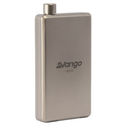 Flachmann Vango Titanium Hip Flask 120ml silber Titanium