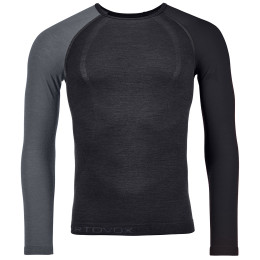 Herren-T-Shirt Ortovox Competition Light LS M schwarz/grau BlackRaven