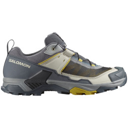 Wanderschuhe Salomon X Ultra 5 grau Monument / Turbulence / Spicy Mustard