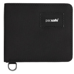 Geldbeutel Pacsafe RFIDsafe bifold wallet schwarz Black