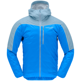 Herrenjacke Norrona falketind aero60 Zip Hood blau Skydiver