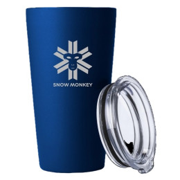 Thermotasse Snow Monkey Enjoyer 473 ml dunkelblau Midnight blue