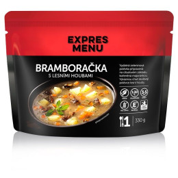 Suppe Expres menu Kartoffelsuppe mit Waldpilzen