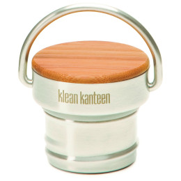 Ersatzkappe Klean Kanteen Bamboo Cap silber BrushedStainless