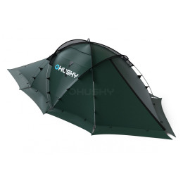 Wanderzelt Husky Fighter 3-4 grün Green