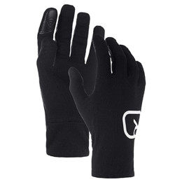 Damenhandschuh Ortovox W's 185 Rock'n'Wool Glove Liner schwarz Black Raven