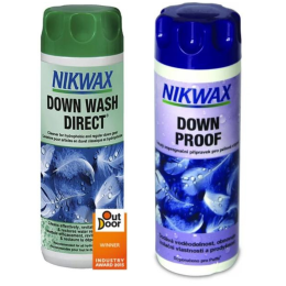 Imprägnierung Nikwax Down wash direct + Down Proof 2x 300ml