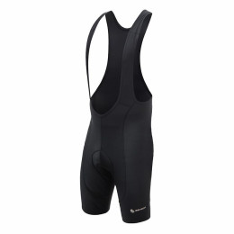 Herren-Radhose Sensor Einsteigerrad mit True Black-Gurten schwarz True black