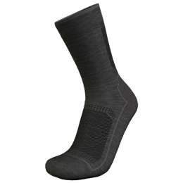 Herrensocken Icebreaker Men Hike_Cool-Lite 3Q Crew grau/schwarz Jet Heather/Monsoon