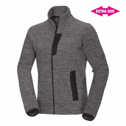 Herren-Sweatshirt Northfinder Kevon schwarz Black