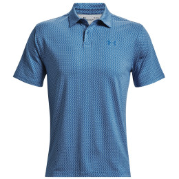 Herren-T-Shirt Under Armour T2G Printed Polo blau Victory Blue / White / Victory Blue