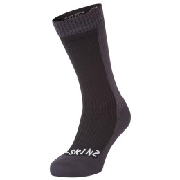 Wasserdichte Socken SealSkinz Starston schwarz/grau Black