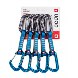 Express Ocún HAWK QD Combi PA 16mm/10cm/5pc blau Blue