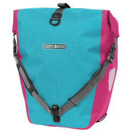 Wasserdichte Fahrradtasche Ortlieb Back-Roller Cyber türkis cyber blue / cyber pink