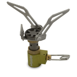 Gaskocher Pinguin Atom Titan grau