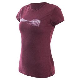 Damen-Funktionsshirt Sensor MERINO AIR PT HILLS rot port red