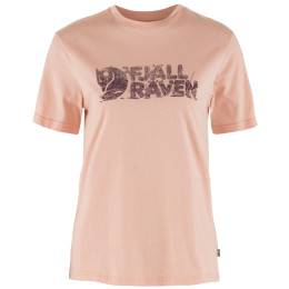 Damen-T-Shirt Fjällräven Lush Logo T-shirt W hellrosa Chalk Rose