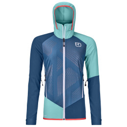 Damenjacke Ortovox Col Becchei Jacket W blau petrol blue