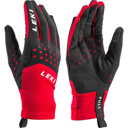 Handschuhe Leki Nordic Race schwarz/rot Bloodkred