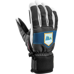 Skihandschuh Leki Patrol 3D Junior 2.0 schwarz/blau graphite-petrol