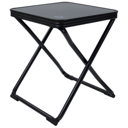 Campinghocker Bo-Camp Stool + Table-top black