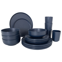 Geschirrset Bo-Camp Patom 16 pcs blau Blue