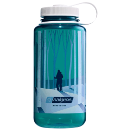 Flasche Nalgene Wide Mouth Landscape 1000 ml blau/grün Trout with Landscape Forest