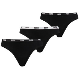 Damenhöschen Puma String 3P Pack schwarz Black