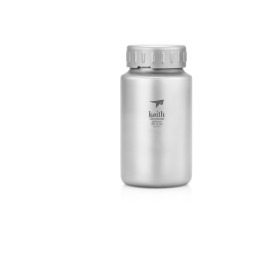 Flasche Keith Titanium Titanium Sport Bottle 900 ml grau