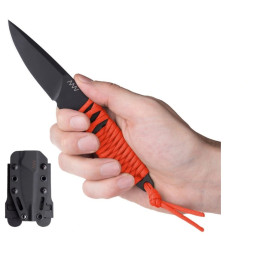 Messer Acta non verba P100 Dlc/Plain edge, Cerakote orange orange