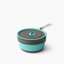 Faltbarer Kochtopf Sea to Summit Frontier UL Collapsible Pouring Pot 2.2L blau/schwarz Aqua Sea Blue