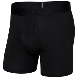 Boxershorts Saxx Droptemp Cooling Cotton Boxer Brief Fly schwarz Black
