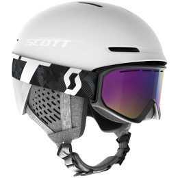 Ski-Set Scott Combo Helmet Track Goggle Fact weiß White