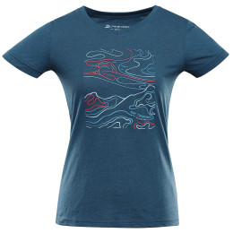 Damen-T-Shirt Alpine Pro Nega 2 blau moroccan blue