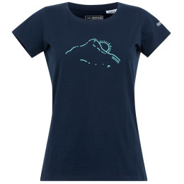 Damen-T-Shirt Regatta W Breezed V dunkelblau Navy