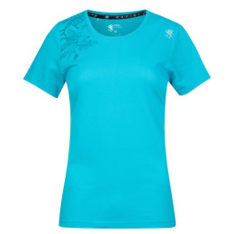 Damen-T-Shirt Rafiki Akiyo türkis peacock blue