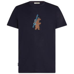 Herren T-Shirt Icebreaker Men Merino 150 Tech Lite Bear Tour dunkelblau Midnight Navy