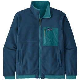 Herrenjacke Patagonia Reversible Shelled Microdini Jacket blau/hellblau Belay Blue
