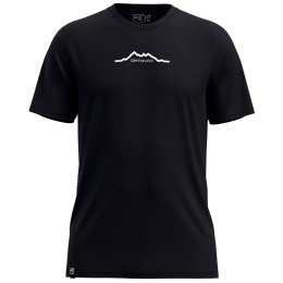 Herren-T-Shirt Ortovox 150 Cool Mountain T-Shirt schwarz Black Raven