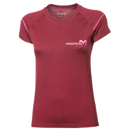 Damen-Funktionsshirt Progress MW NKRZ lila švestkový melír